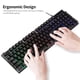 thumbnail image 4 of Teclado español con cable USB 104 teclas Teclado retroiluminado ergonómic yeacher estándar, 4 of 6