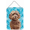 thumbnail image 1 of Carolines Treasures BB9444DS1216 Brown Cockapoo Winter Wall or Door Hanging Prints, 1 of 1