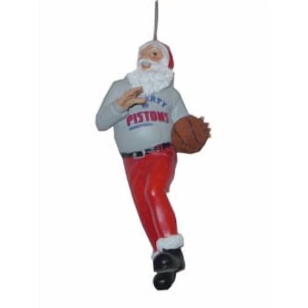 Detroit Pistons Santa Claus Christmas Ornament