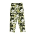 thumbnail image 4 of Naloa Hawaii Palms Print Women’s Ultra-Soft Comfy Pajama Lounge Pants with Pockets & Drawstring, 4 of 8