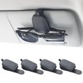 thumbnail image 1 of Soporte Magnético para Gafas de Sol Yuoyar de Cuero para Visera de Coche, Paquete de 4, 1 of 6