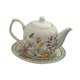 thumbnail image 5 of Juego de 2 uds tetera floral perfecl con platillo jarra de café jarra de leche hervidor de agua para té, 5 of 8