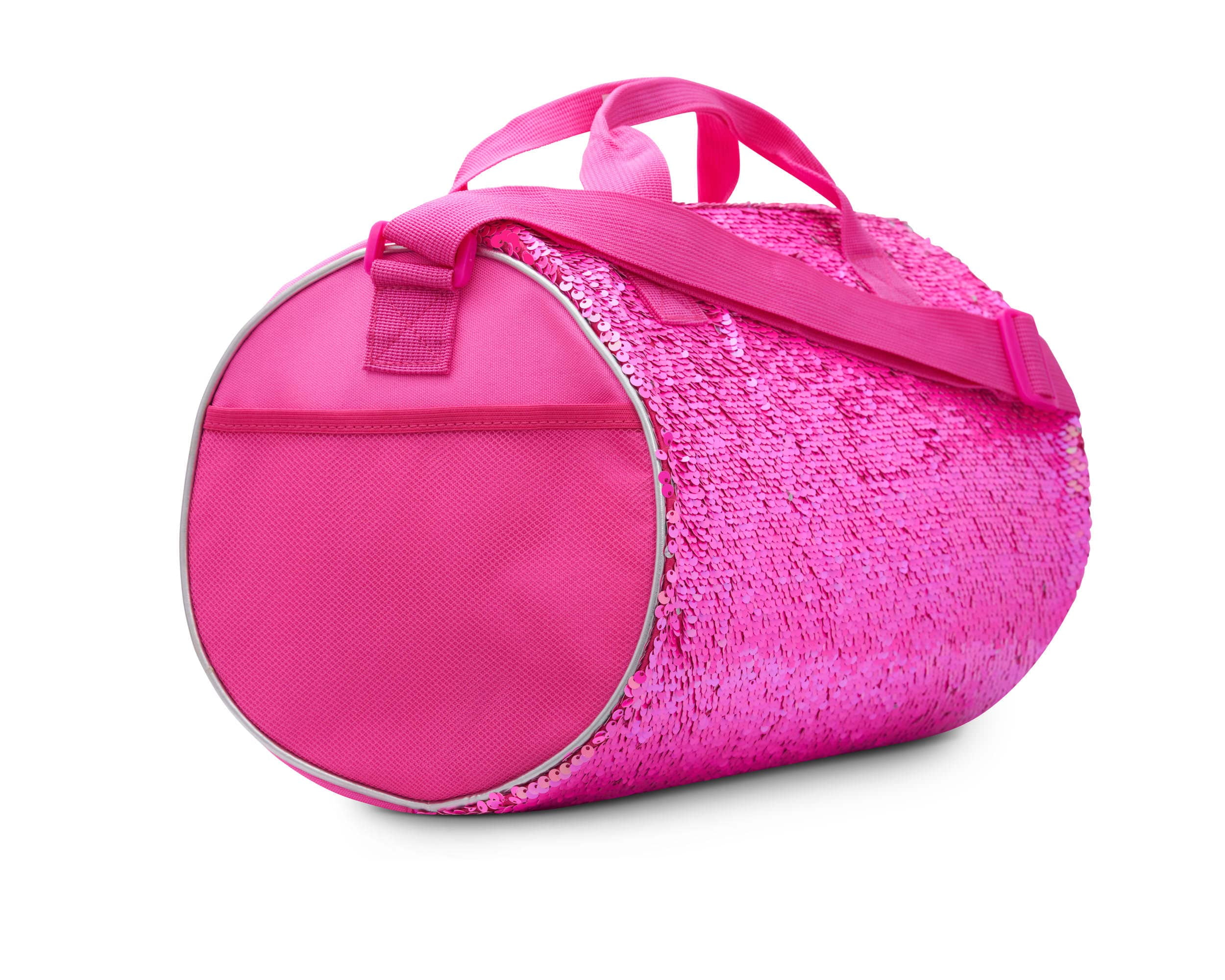 Children's Pink Glitter Duffle Bag