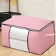 thumbnail image 4 of Contenedores de Almacenamiento con Tapa, Resistentes y con Asas Reforzadas, Bolsas Extra Grandes para Ropa, Bolso de Mano con Doble Cremallera para Ahorrar Espacio En Viajes., 4 of 6
