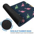 thumbnail image 6 of Long Mouse Pads for Desk,DarkBlue Cartoon Dinosaurs Pattern Desk Mats on Top Of Desks, Desk Mouse Pad Extra Large with 3mm Non-Slip Base and Stitched Edge for Gaming,Office,Work,Home 31.5"x11.8", 6 of 6
