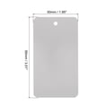 thumbnail image 3 of Uxcell 50pcs Waterproof Wires Plastic Shipping Tags Grey 2 x 3.5 Inch, 3 of 6