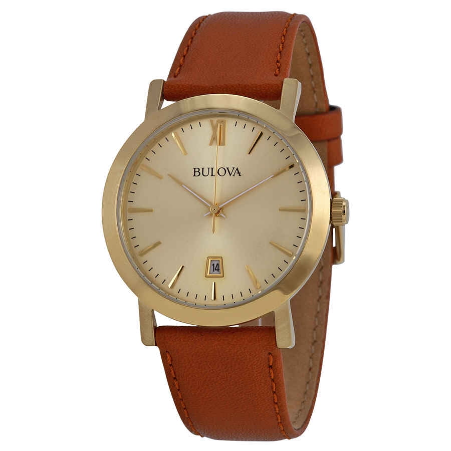 Bulova Women's Brown Leather Strap Watch - Walmart.com