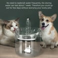 Pet Water Fountain 2L, Super Quiet Automatic Pet Drinking Fountain 2