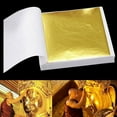 thumbnail image 2 of 100 Pages 24K Gold Leaf Art Design Gold Plated Frame Decorative Materials, 2 of 7