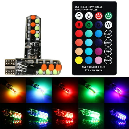 

WEPRO Light Remote Bulb Light Atmosphere -COB RGB Width Control Car Light Strobe Car Light