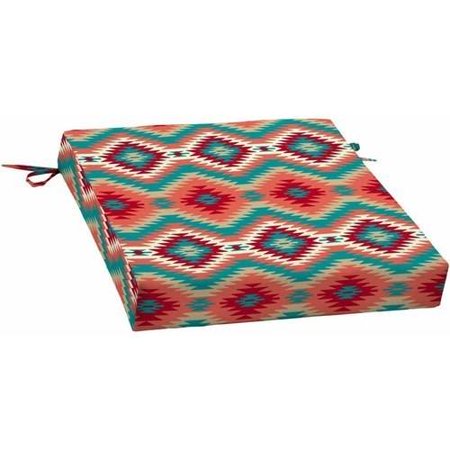 Mainstays Southwest 21 X 21 In Outdoor Patio Dining Seat Cushion