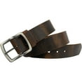 thumbnail image 2 of Rocky River Distressed Leather Belt by Nickel Smart® - Nickel Free Belt Buckle, 1.5 Inch Wide Strap of Full Grain Distressed Leather, Hypoallergenic Bottle Opener Buckle, Made In USA, 2 of 6