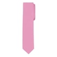 thumbnail image 4 of Jacob Alexander Men's Solid Color 2 inch Width Skinny Neck Tie - Carnation Pink, 4 of 8