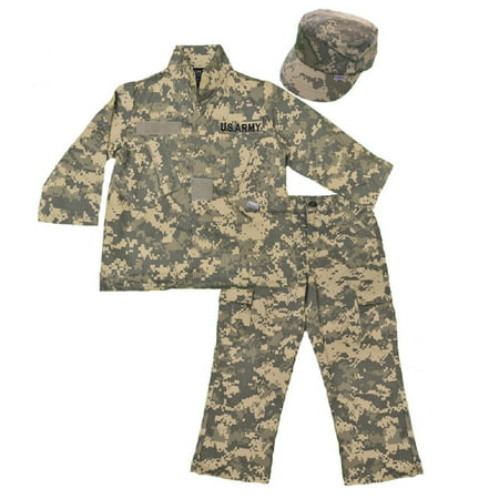 Kids Medium (10-12) US Army ACU Camo 3PC Kids Replica Uniform Set