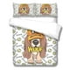 thumbnail image 1 of Conjunto de edredones Dog Themed Durbet Funds Almohada Shams Dormitorio Dormoons Imprimir Conjuntos de ropa de cama para la primavera verano otoño invierno m lyshdw2109250006 3 piezas seitruly HA012372-06, 1 of 6