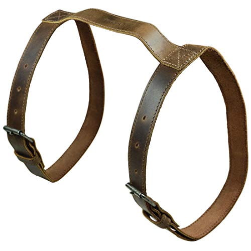 Hide & Drink, Rustic Durable Full Grain Leather Blanket Carrier, Camping Gear, Outdoor Picnic Accessories, Classic Traveling Essentials Handmade Includes 101 Year Warranty :: Bourbon Brown