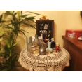 thumbnail image 4 of Handmade Crochet Cotton Table Cloth Lace Doilies Round Lace Tablecloths 18 Inches., 4 of 7