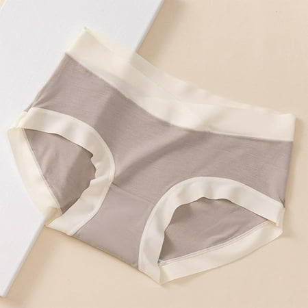 Bnwani Womens Underwear Women s Briefs Up to 40% off Cotton Low Waist Seamless Soft Maternity Panty 3XL