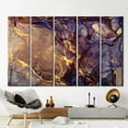 thumbnail image 4 of Luxury Marble Canvas, Purple Marble Printed, Gold Marble Canvas, Purple And Gold Marble, Modern Art, Abstract Artwork, Marble Artwork, Canvas Wall Decor - Rolled Canvas, 4 of 9