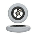 thumbnail image 4 of 6in Wheelchair Wheel,  Shock Absorption Non Slip Rubber Wheel Replacement Maximum 36PSI  For  Vehicles For Push Trolley, 4 of 8