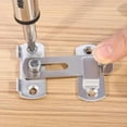 thumbnail image 7 of New Stainless Steel Door Latch Sliding Lock Buckle Pet Cage Gate Safety Hardware, 7 of 7
