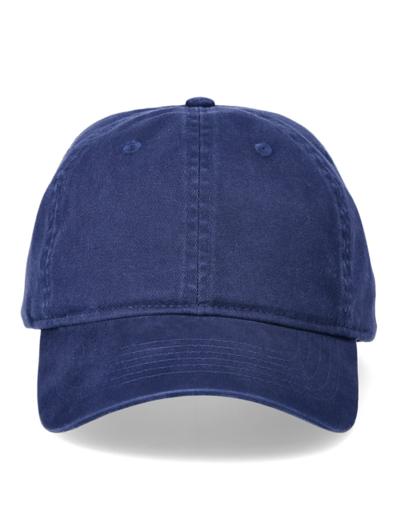George Men's Solid Cotton Twill Baseball Cap Blue Cove Adjustable