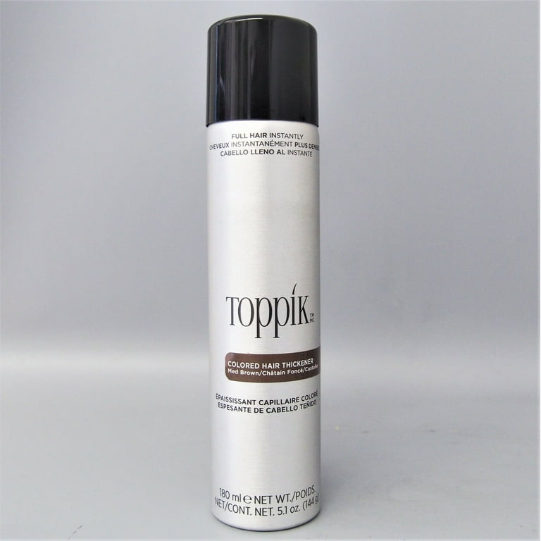 Toppik Color Hair Thickener Hair Spray 5.1oz Medium Brown