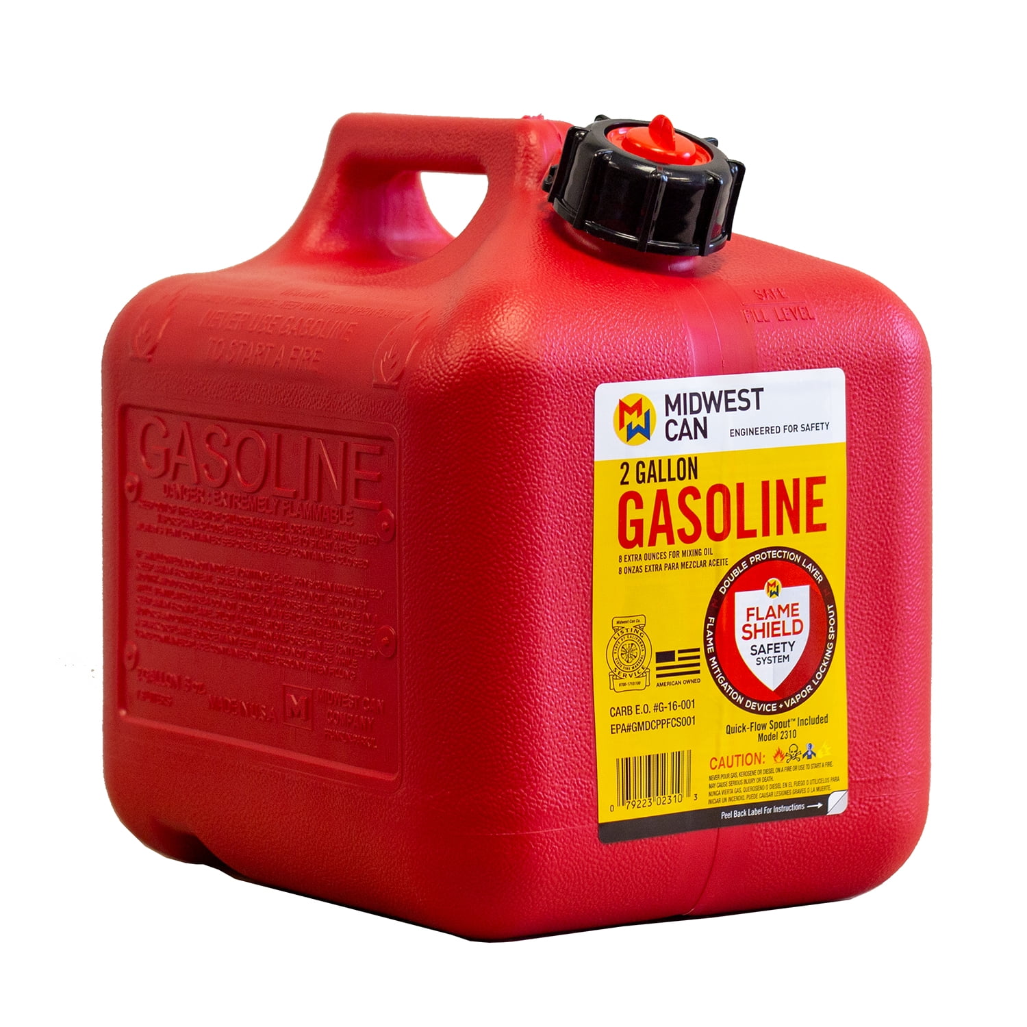 for sale online 6gal Midwest Can Safe-Flo Gasoline Container 6610 