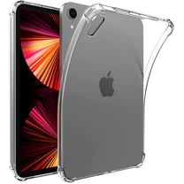 Dteck Clear Case for iPad Mini 6 (2021 Model), Ultra Slim Transparent Shockproof Soft TPU Back Cover Skin for iPad Mini 6 - Clear