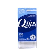 Q-tips Cotton Swabs, 100% Cotton, Durable Paper Stick, Multi-Purpose, 170 Count- Pack of 2