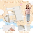 thumbnail image 2 of BECOKOME 3 Tiered Kids Bookshelf and Storage, Montessori Bookcase Small Book Shelf for Kids Rooms Nursery Bedroom, White, 2 of 9