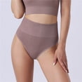 thumbnail image 4 of Grofry Women Underpants High Waist Slimming Thread Butt-lifted Elastic Quick-drying Sport Casual Briefs Female Panties, 4 of 8