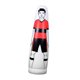 thumbnail image 4 of Maniquí inflable de entrenamiento de fútbol, maniquí de entrenamiento de obstáculos, maniquí de aire, fácil de usar, práctica de fútbol, vaso de Rojo, 4 of 8