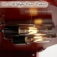 thumbnail image 4 of Curio Cabinet 70" Lighted Glass Corner Cabinet, Corner Display Cabinet with Adjustable Glass Shelves Vintage, Curio Display Cabinet Light Bulb Included, China Cabinet with 6 Shelve, 4 of 10