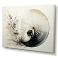 thumbnail image 2 of Designart "Seashell Sumi Asian Painting VI" Asian Canvas Wall Art, 2 of 5
