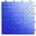 thumbnail image 1 of Big Floors RaceDeck CircleTrac, Durable Copolymer Interlocking Modular Garage Flooring Tile (12 Pack), Royal Blue, 1 of 4