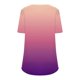 thumbnail image 4 of mfyjkho Tops Para Salir, Jersey De Mujer De Manga Corta Con Cuello Redondo, Plisado En El Pecho, Estampado De Color Degradado Tops Para Hacer Ejercicio Para Mujer Xxl, 4 of 5