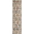 thumbnail image 2 of Well Woven Tikal Baird Ivory Ogee Modern 2'7" x 9'10" Runner Distressed Area Rug, 2 of 5