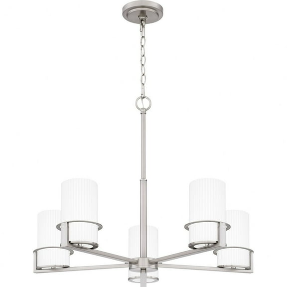 Quoizel Seymour 5-Light Brushed Nickel Chandelier