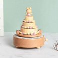 thumbnail image 3 of Clockwork Vintage Wooden Music Box - Happy Birthday, 3 of 5