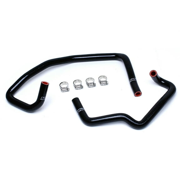 HPS Reinforced Black Silicone Heater Hose Kit Coolant for Toyota 07-09 FJ Cruiser 4.0L V6 Fits select: 2003-2009 TOYOTA 4RUNNER