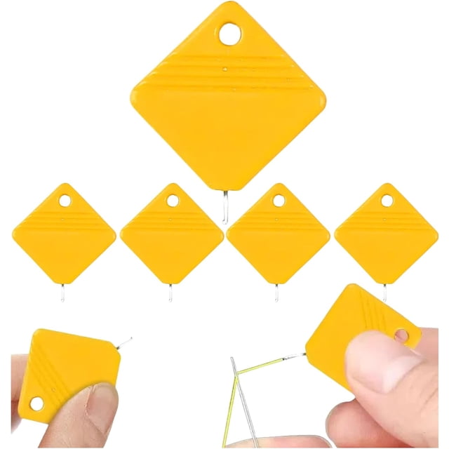 HLONK Simple Needle Threader 2024 Upgraded Automatic Needle Threaders for Hand Sewing Sewing Machine Needle Threader Needle Threader Tool Needle Threader for Sewing Machine (5 Pack Blu