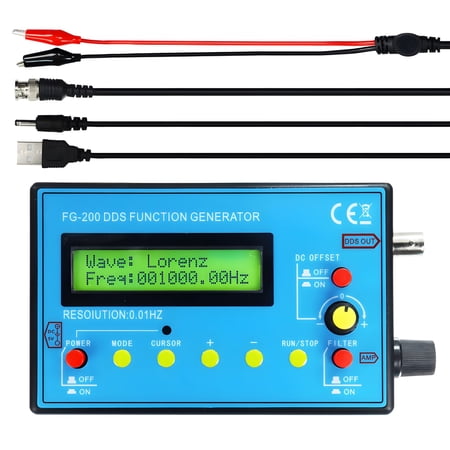 DDS Signal Generator, Multifunction Waveform Source, Sine Wave, Schumann Resonance, Precise Frequency Module