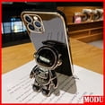 thumbnail image 3 of Lujo Galvanizado Suave Silicona Multifuncional Correa Para El Cuello Colgante Funda Para Teléfono Motorola Moto G20 G30 G42 G52 G82 G71S G10 G53 G60 G40F G60S G73 G13 G23 G50 Stronaut Astronau, 3 of 4