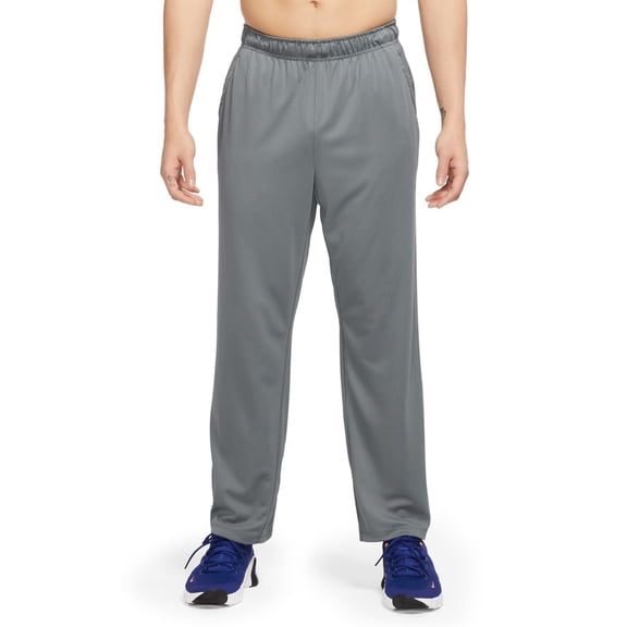 Men's Nike Totality Dri-FIT Open-Hem Versatile Pants Color: Smoke Gray Black Size: S