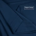 thumbnail image 4 of Clara Clark Premier 1800 Microfiber Collection 3-Line Bed Sheet Set, Full Size, Navy Blue, 4 of 8