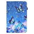 thumbnail image 5 of ELEHOLD for Samsung Galaxy Tab A7 Lite 8.7 (2021),Flip Leather Case Cover with Card Holders Adjustable Kickstand Anti-Slip Elastic Band Shockproof Full Protective Case for Tab A7 Lite,Butterfly, 5 of 9