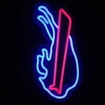 thumbnail image 4 of Letrero de neón con diseño de búfalo para pared Man Cave Beer Bar, 4 of 7