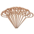 thumbnail image 2 of GUOOL Rustic Heart Wood Table -10 Sticks Wedding Decor Birthday Party H, 2 of 7
