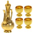 thumbnail image 1 of 1 Set of Offering Cup Buddhist Worship Cup Worship Cup Wine Kettle Offering Supplies, 1 of 3